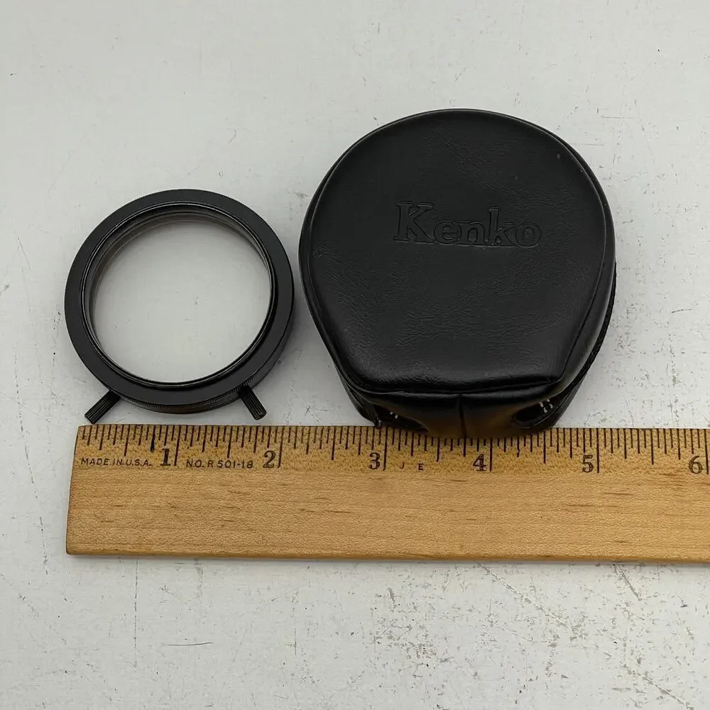 Vintage Kenko Multi Image MIRAGE 49S Glass Lens Filter With Zipper Case - Japan